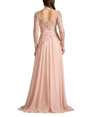  Lendon Embroidered Tulle Gown