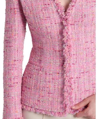  Cynthia Jacket in Luxury Cotton Blend Tweed