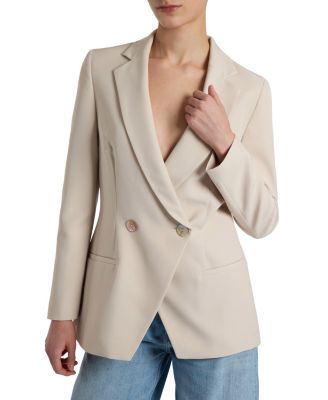 Rowan Double Breasted Blazer in Soft Stretch Crepe