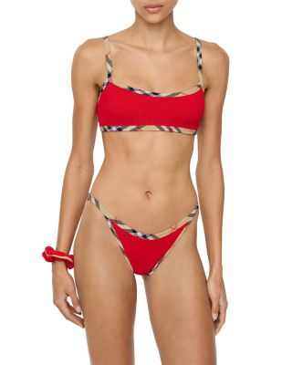 Hunza G x Burberry Tyler Bikini Top & Bottom