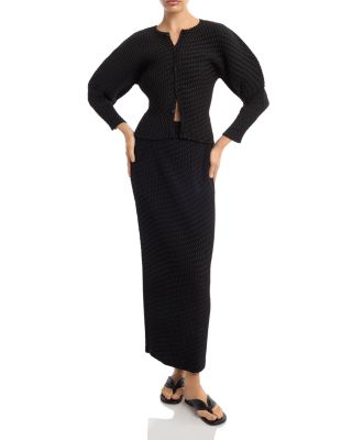 Pleated Maxi Skirt