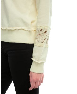  Lace Detailed Sweatshirt