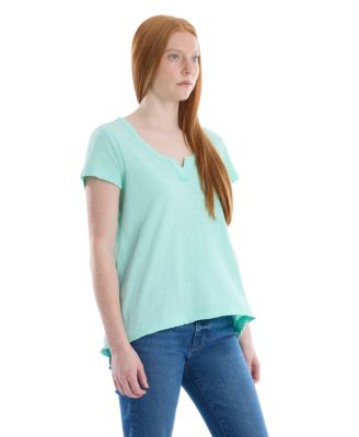 Placket Hi-Lo Tee