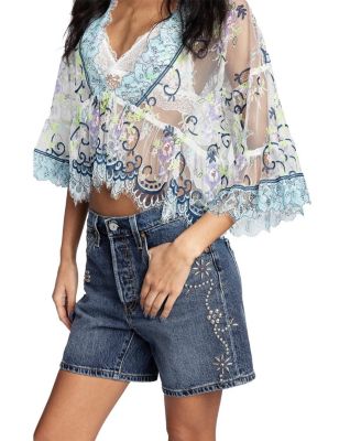  Lady Chatterley's Lace V-Neck Top