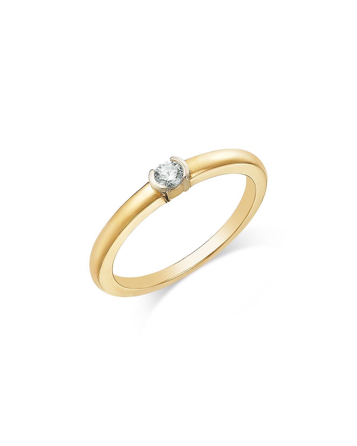 Bloomingdale's Fine Collection Diamond Bezel Stacking Ring