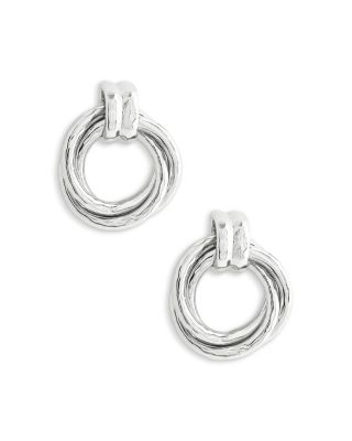 Neptune Triple Ring Drop Earrings 
