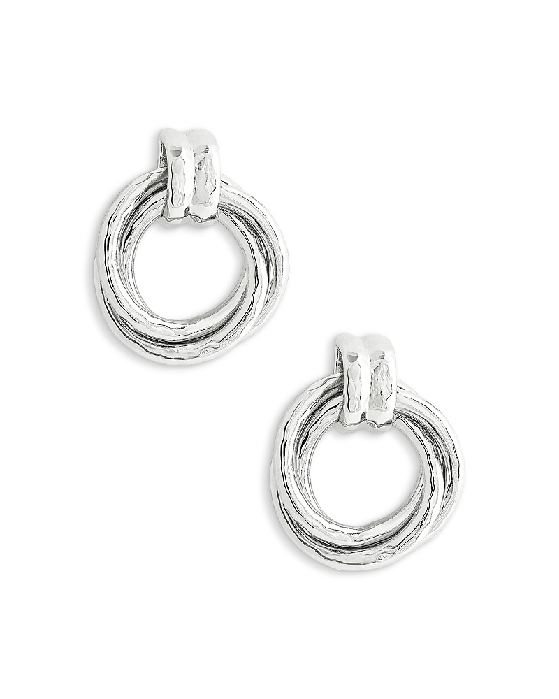 Anabel Aram Neptune Triple Ring Drop Earrings