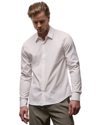 James Perse Matte Stretch Poplin Dress Shirt