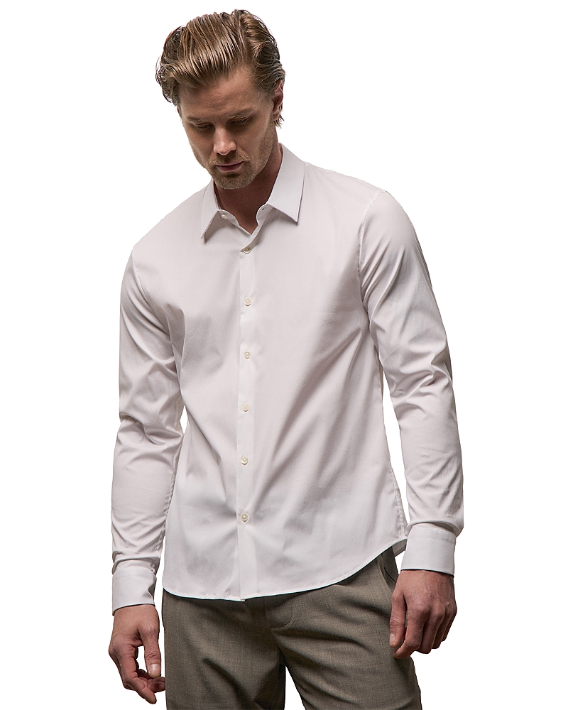 James Perse Matte Stretch Poplin Dress Shirt