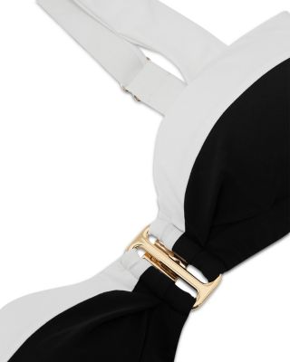 Abby Color Blocked Bikini Top