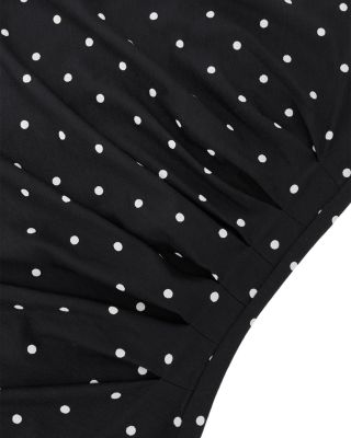 Spotted Jersey Racerback Dress