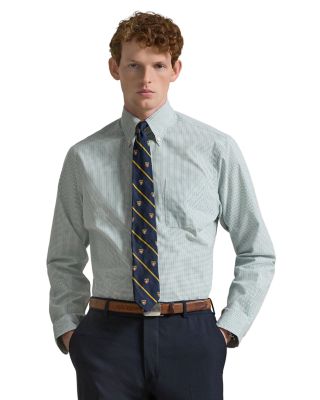 Classic Fit Checked Poplin Shirt