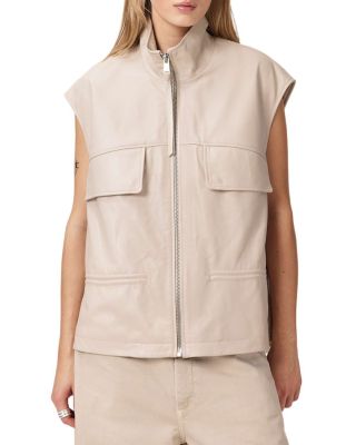 Flor Leather Vest