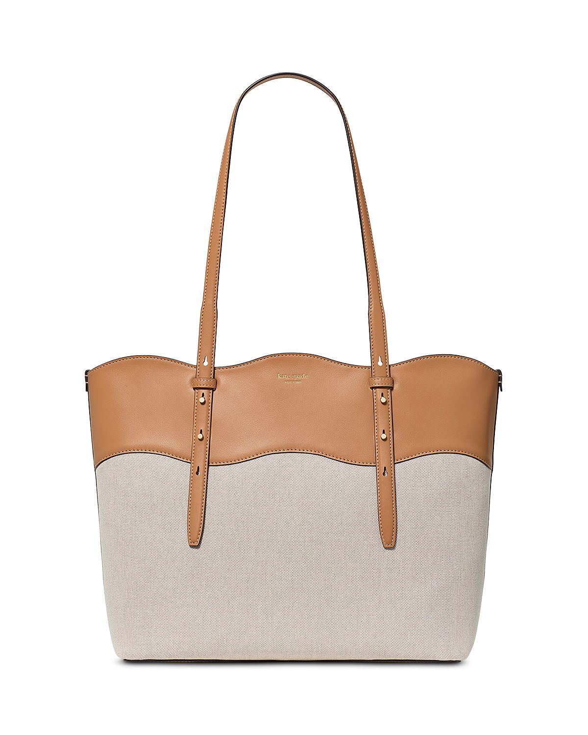 kate spade new york Do It All Wavy Canvas Tote Bag