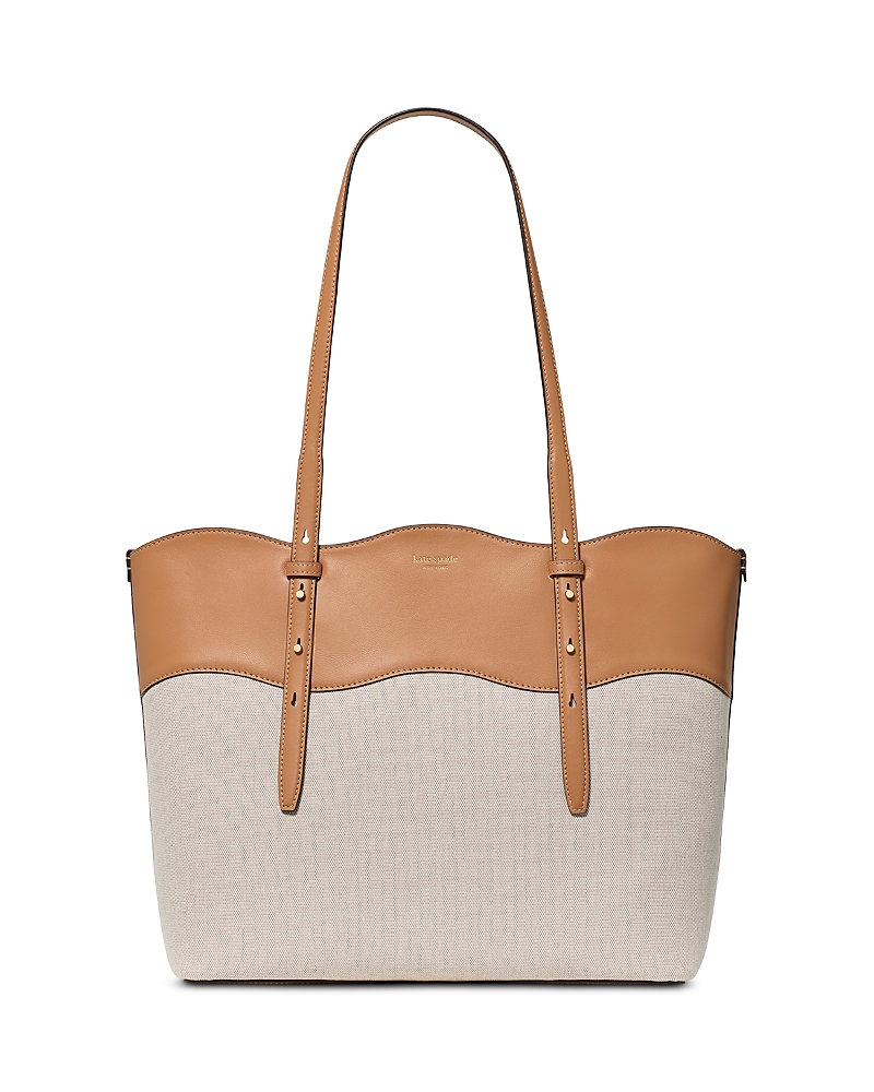 kate spade new york Do It All Wavy Canvas Tote Bag
