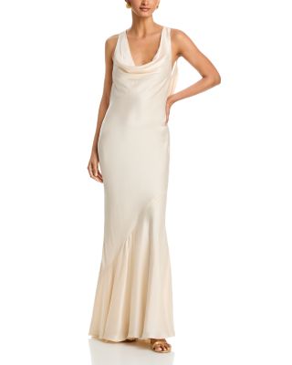 Cowl Evening Gown