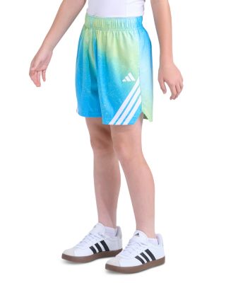 Boys' Elastic Waistband Printed Woven 3-Stripes Shorts - Big Kid
