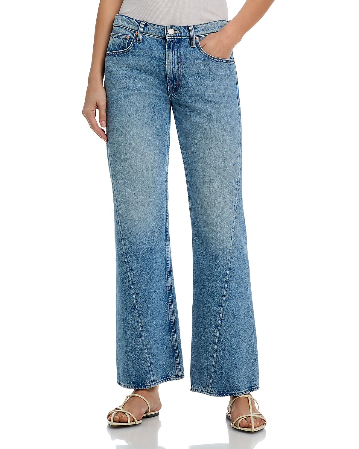 Mother The Bookie Twist Mid Rise Jeans