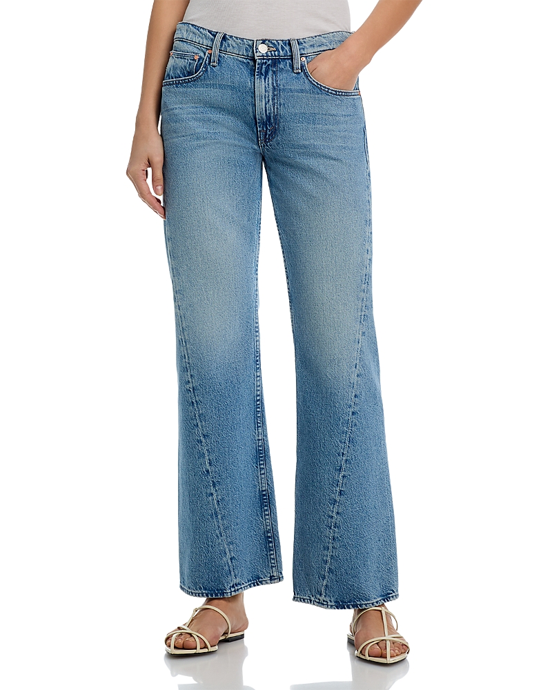 Mother The Bookie Twist Mid Rise Jeans in Leap At The Chance