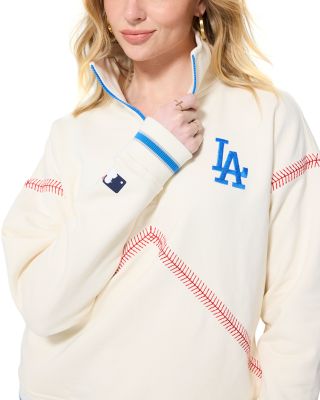 Baseball Stitch Quarter Zip Sweatshirt