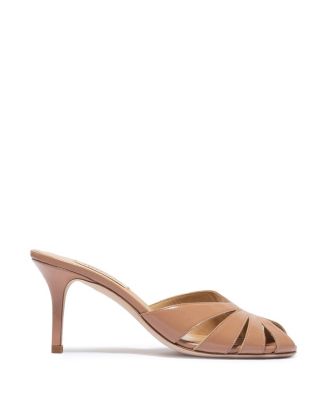  Women's Savona 75 Peep Toe Slide