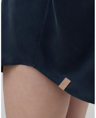 Silk Sleep Shirt Dress