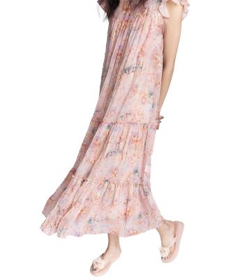 Oasis Blooms Tiered Maxi Dress