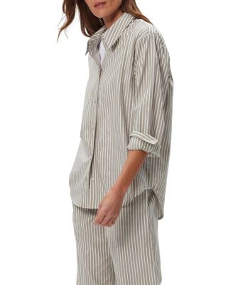 Stripe  Carson Button Down Top