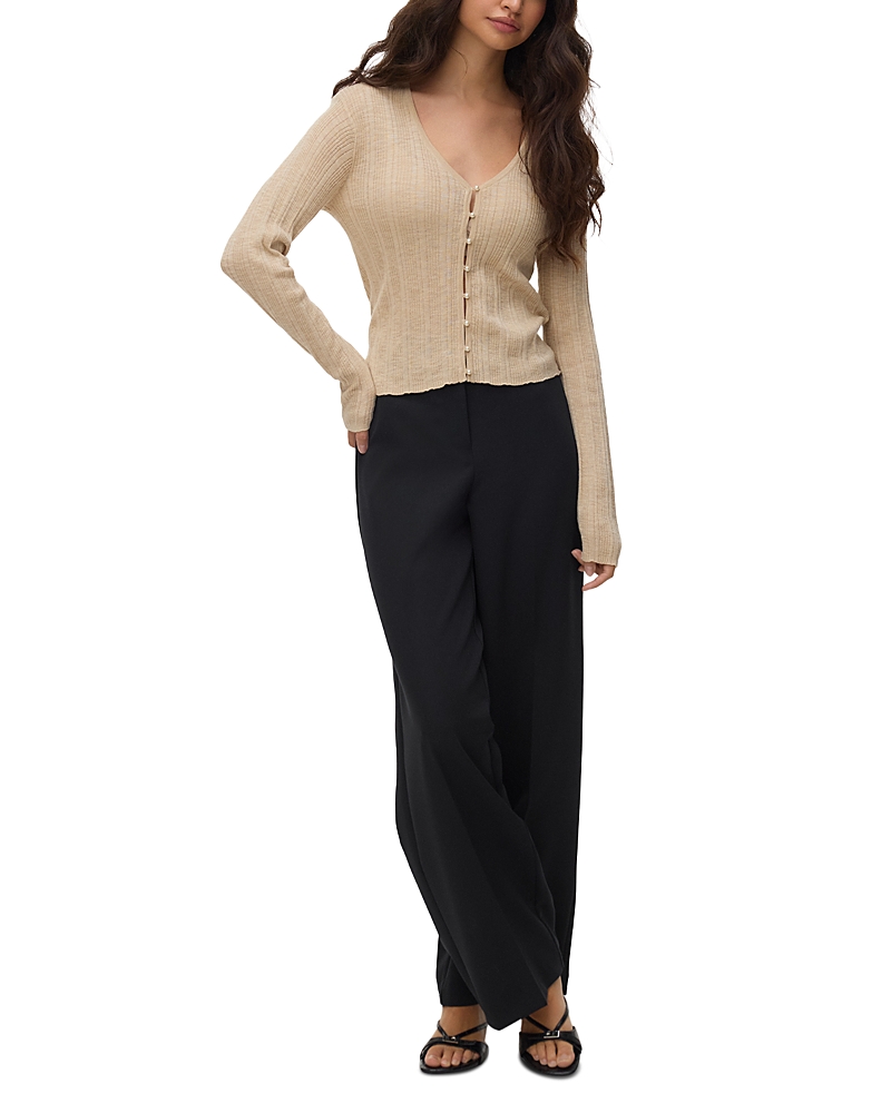 Vero Moda Vmpeach Ribbed Cardigan