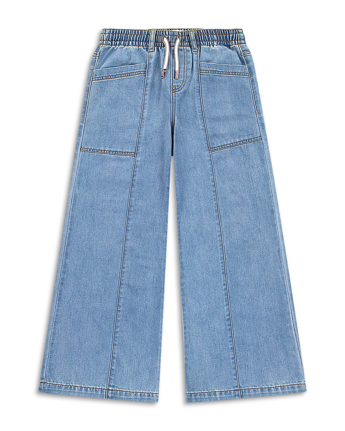 Levi's Girls' Pull On 94 Wide Leg Baggy Jeans - Big Kid