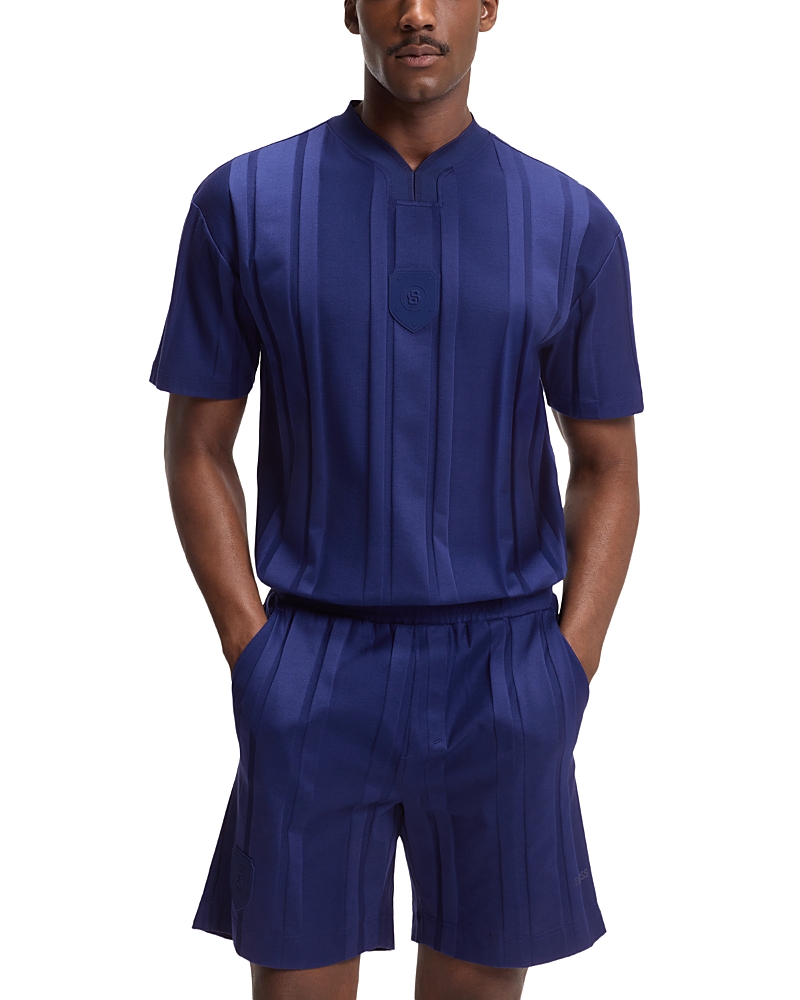 Boss x World Cup Relaxed Fit Luxe Stripe T-Shirt