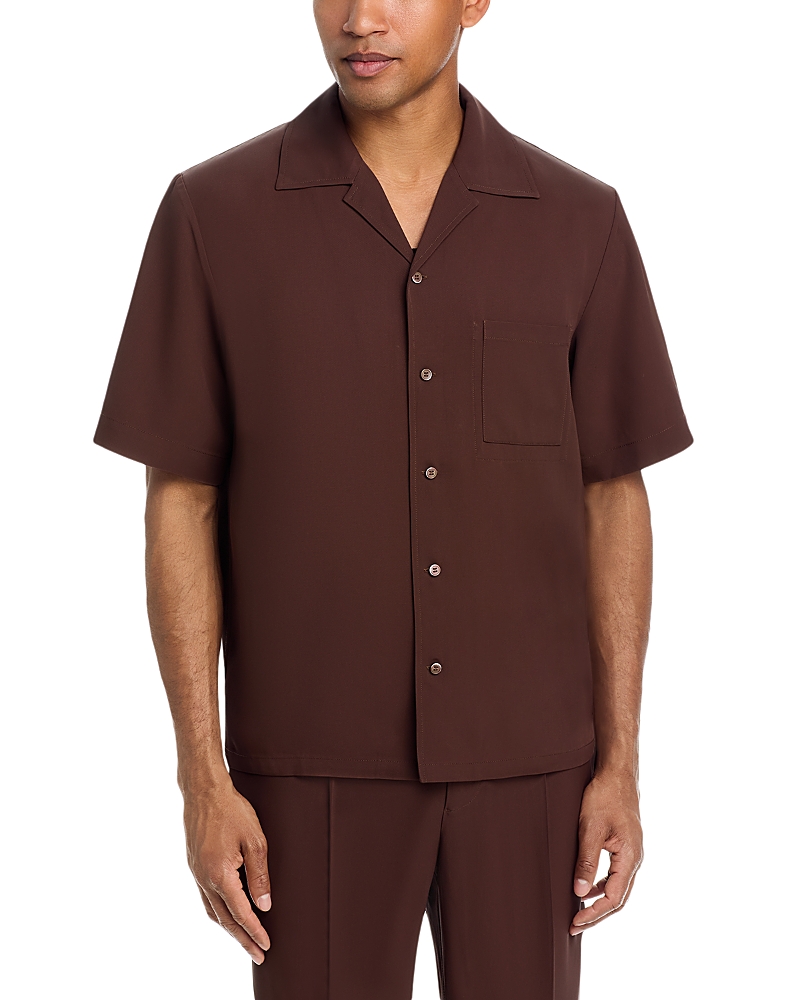 Simkhai Cade Loose Fit Camp Collar Shirt