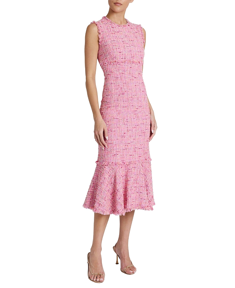 Santorelli Andi Sleeveless Sheath Tweed Dress