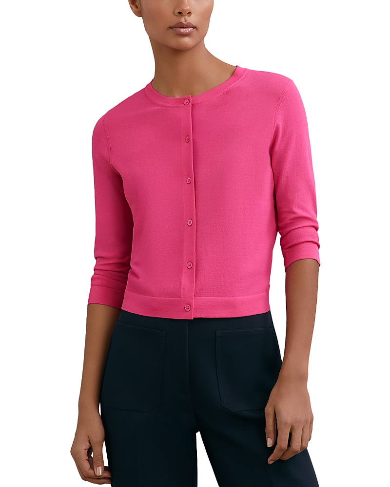 Reiss Mara Cropped Cardigan