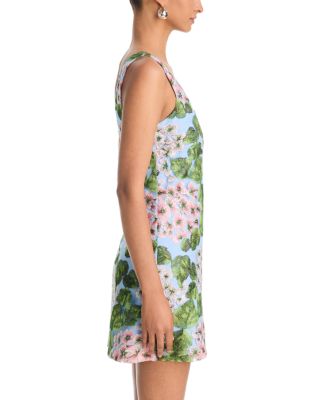 aqua embroidered mini dress Honey Aqua Sequin Mini Dress - US 0