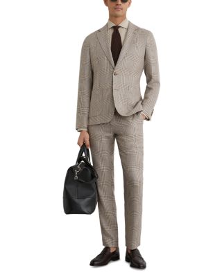 Tailored Fit Prince Of Wales Blazer