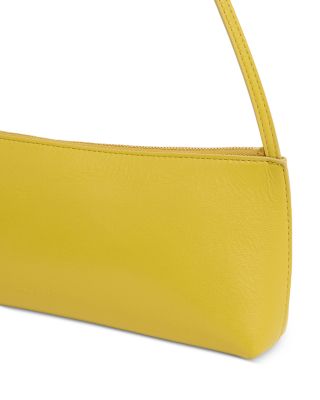 Gaia Leather Baguette Shoulder Bag