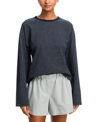 Kelly Stripe Boxy Jersey Tee