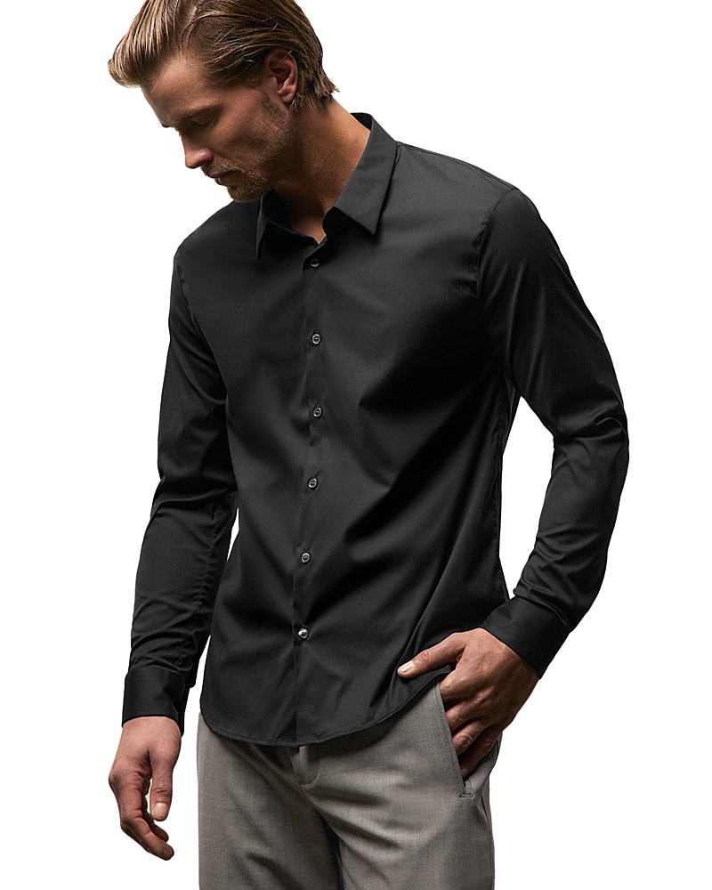 James Perse Matte Stretch Poplin Dress Shirt