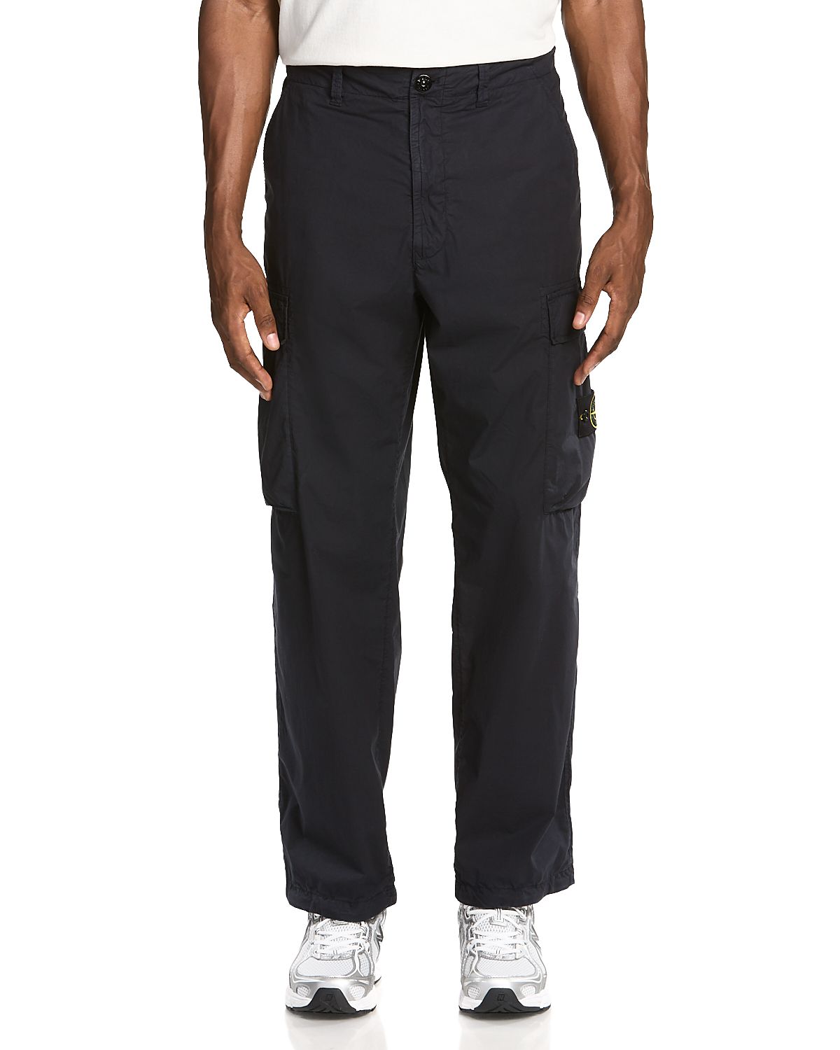 Stone Island Paracadute Stretch Cotton Poplin Cargo Pants