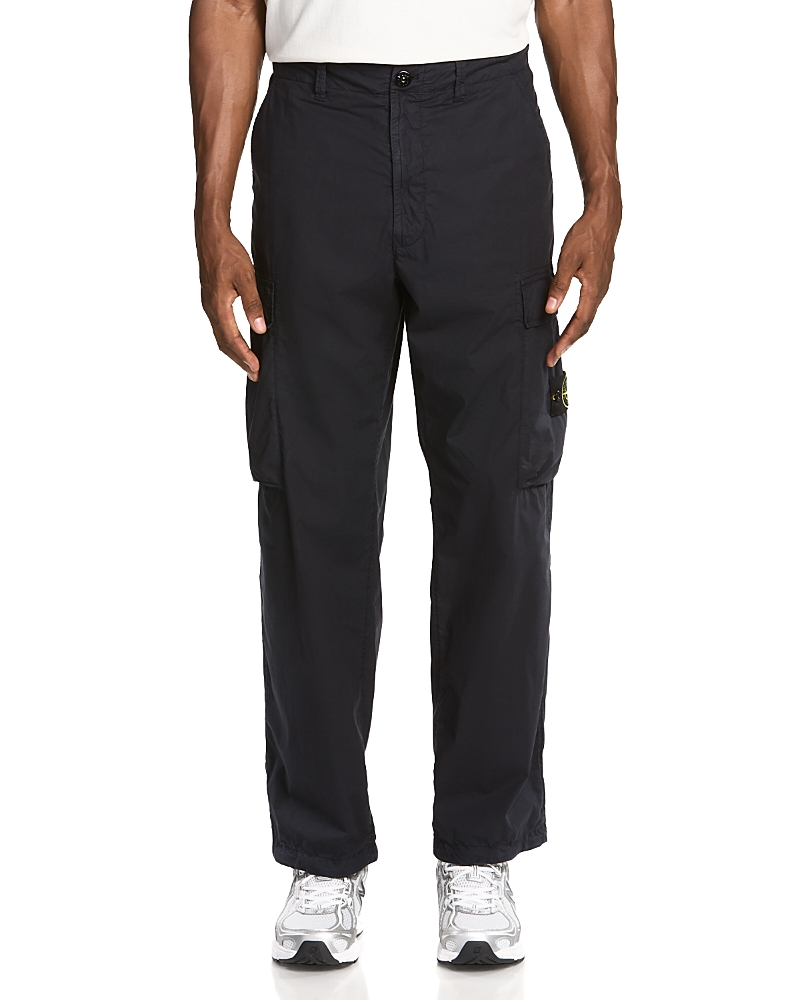 Stone Island Paracadute Stretch Cotton Poplin Cargo Pants