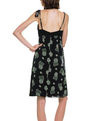  Lily and Roses Chiffon Combo Embroidered Slip Dress