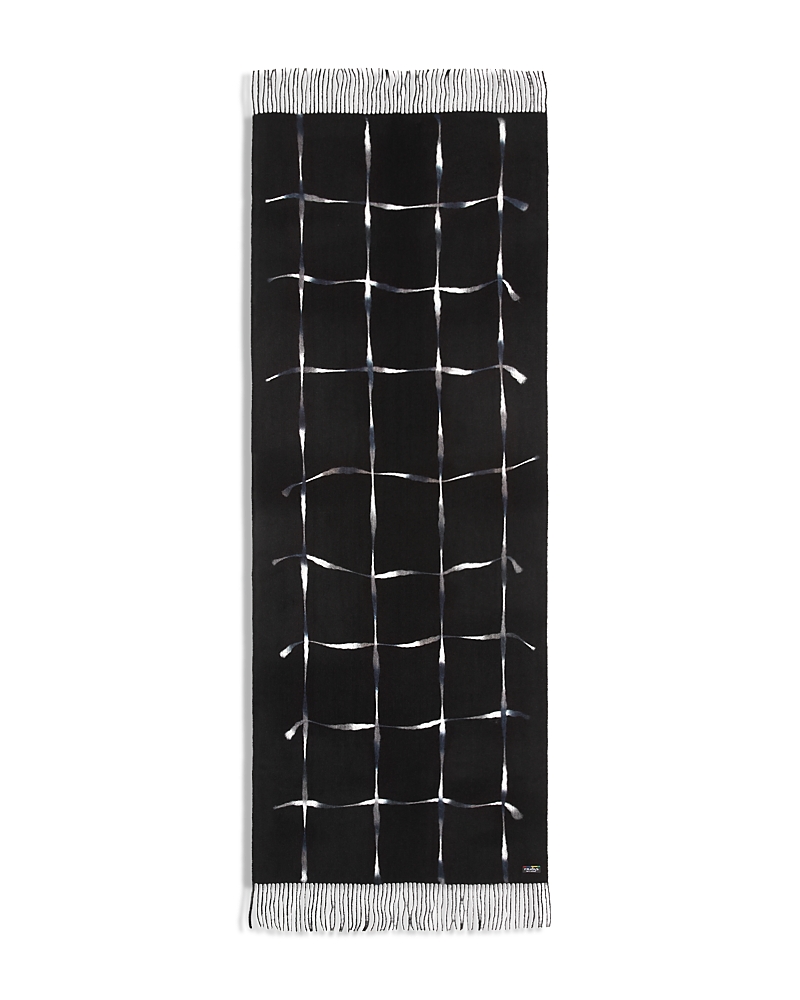Fraas V Fraas Punch Needle Windowpane Scarf - Exclusive