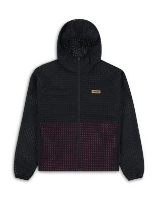 System Hooded Basketweave Jacket