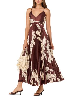 bloomingdales beach dresses Summer for Women Aqua floral Dress Length:TALL - ABOVE 5'7