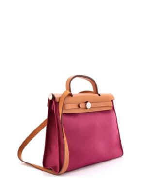 31 Herbag Zip Leather and Toile