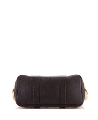 36 Garden Party Tote Toile and Leather