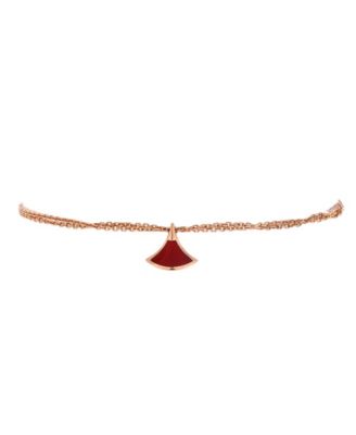  Divas' Dream Bracelet 18K Rose Gold with Carnelian