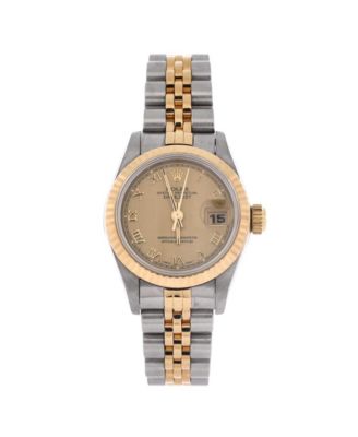  Oyster Perpetual Datejust Automatic Watch in Stainless Steel and Gold 26mm