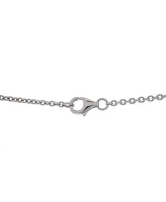  Love Interlocking Necklace 18K White Gold, 17.25"